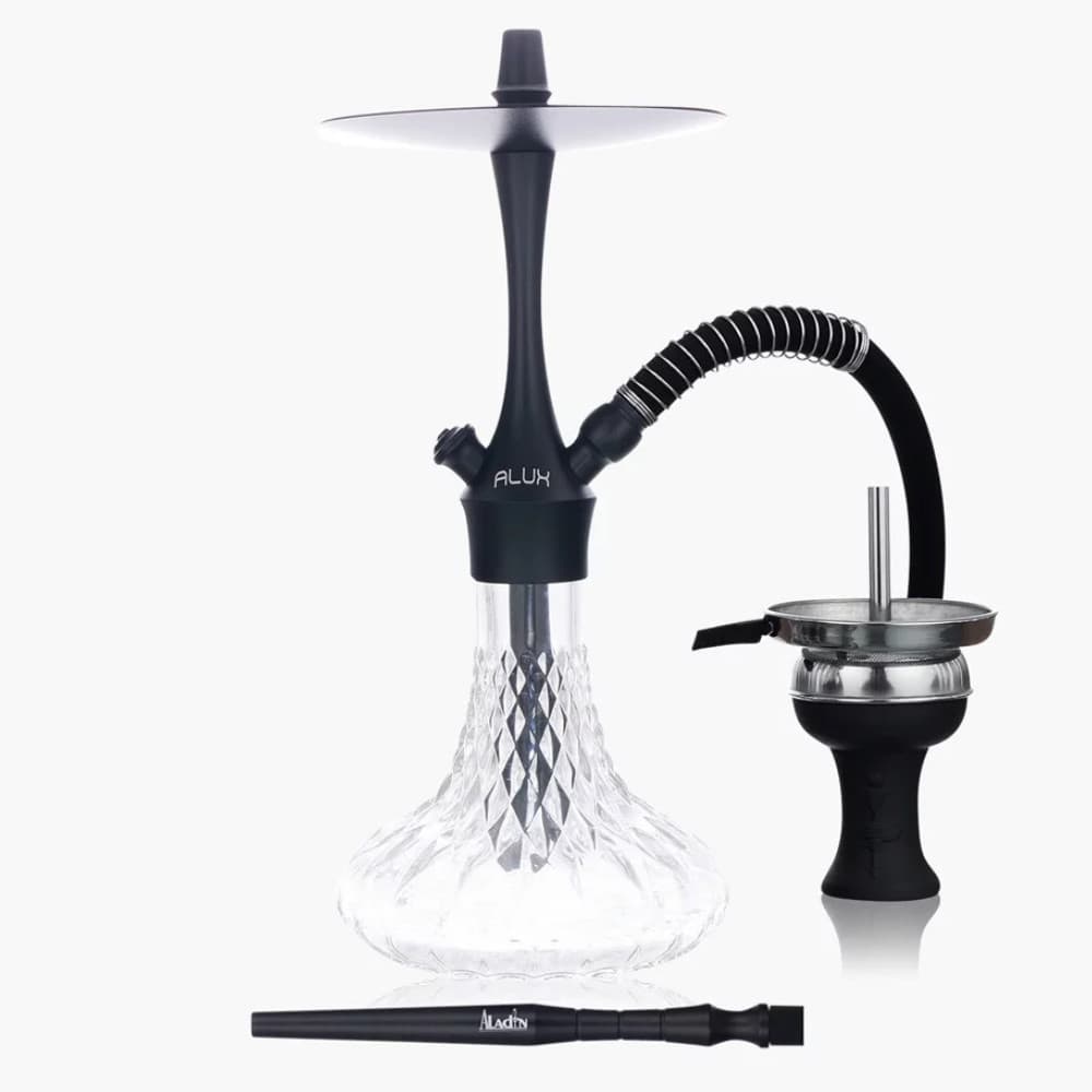 Aladin Alux 380 vízipipa – 45 cm | Fekete