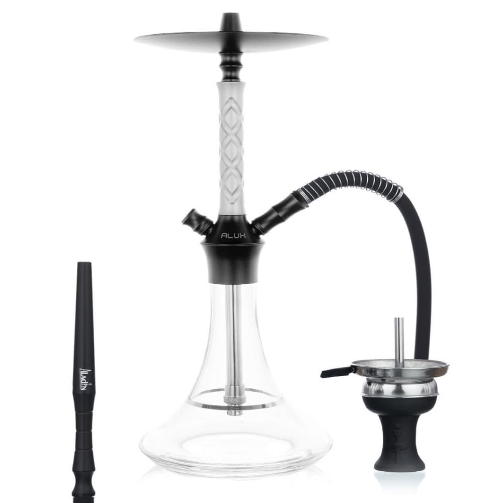 Aladin Alux Model 3.1 vízipipa – 60 cm | Ezüst