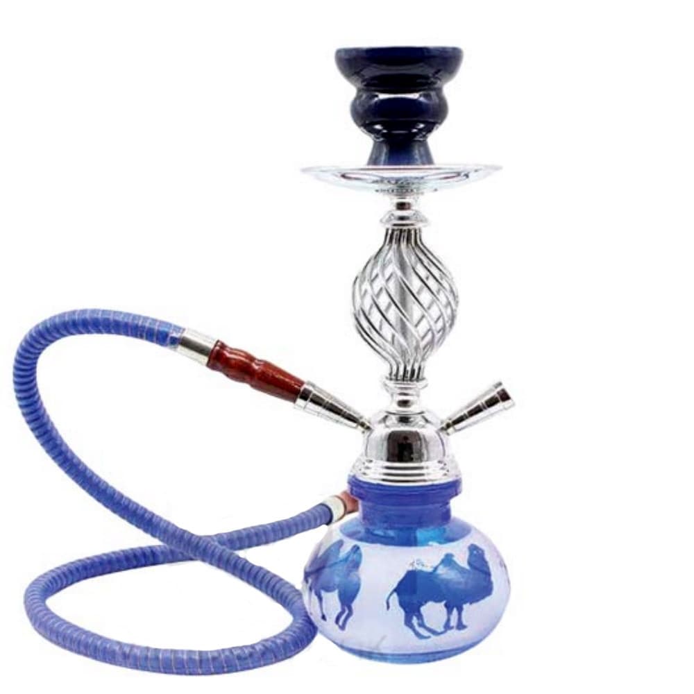 Mini Egyiptomi vízipipa – 30 cm | Kék