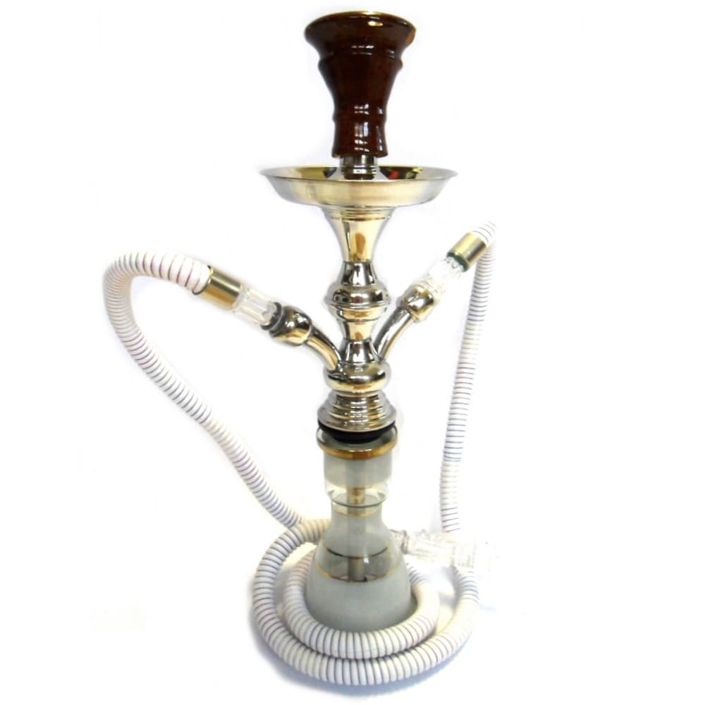 Top Mark vízipipa – 47 cm | Fehér | 2 csöves