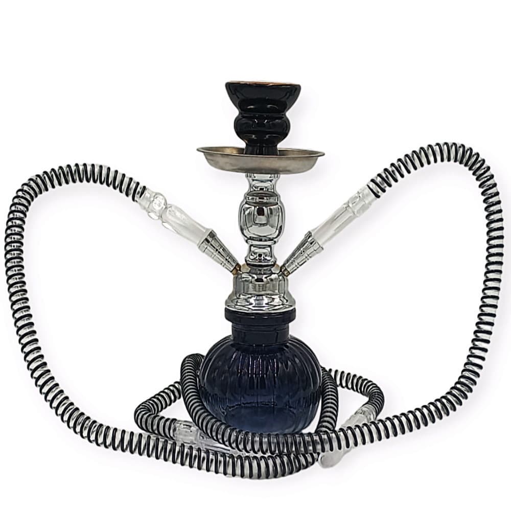 Tugra Mini vízipipa – Fekete | 25 cm