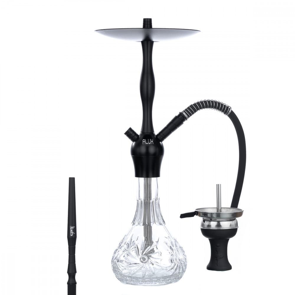Aladin Alux Admiral vízipipa – 60 cm | Fekete